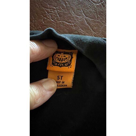 Little Wild Man Black Sweatshirt Size 5 T - Picture 4 of 4